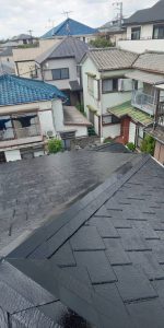 横浜市神奈川区　屋根修理　棟交換・屋根塗装　完工２